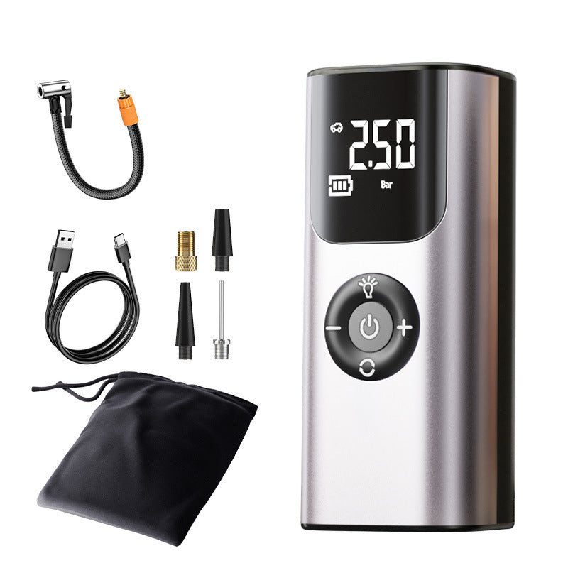 Portable Tire Inflator – 80W Wireless Air Pump