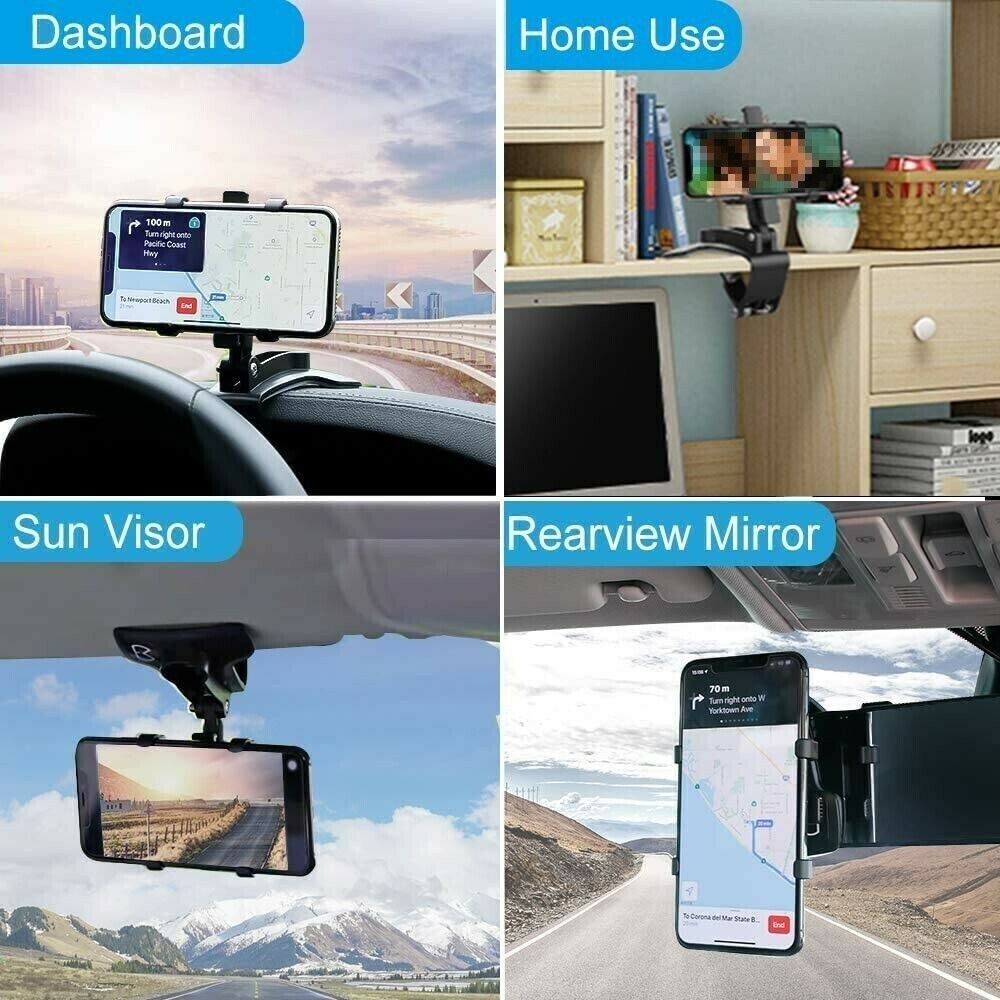 Universal Car Phone Mount – Dashboard Clamp Holder