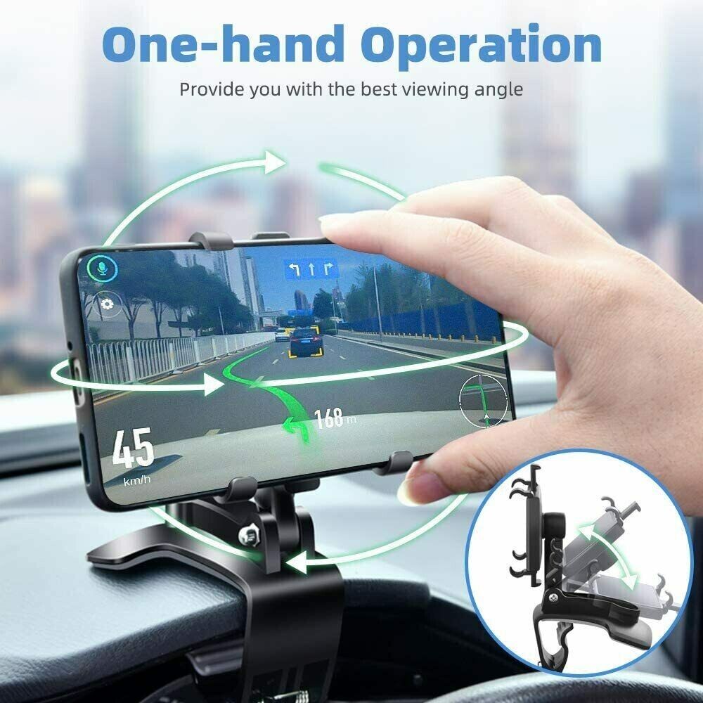 Universal Car Phone Mount – Dashboard Clamp Holder