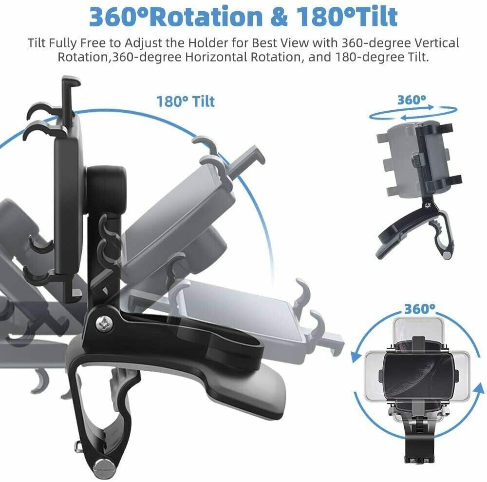 Universal Car Phone Mount – Dashboard Clamp Holder