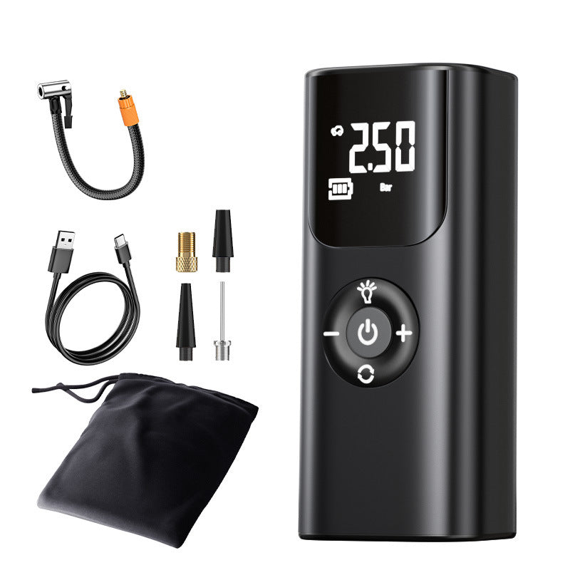 Portable Tire Inflator – 80W Wireless Air Pump