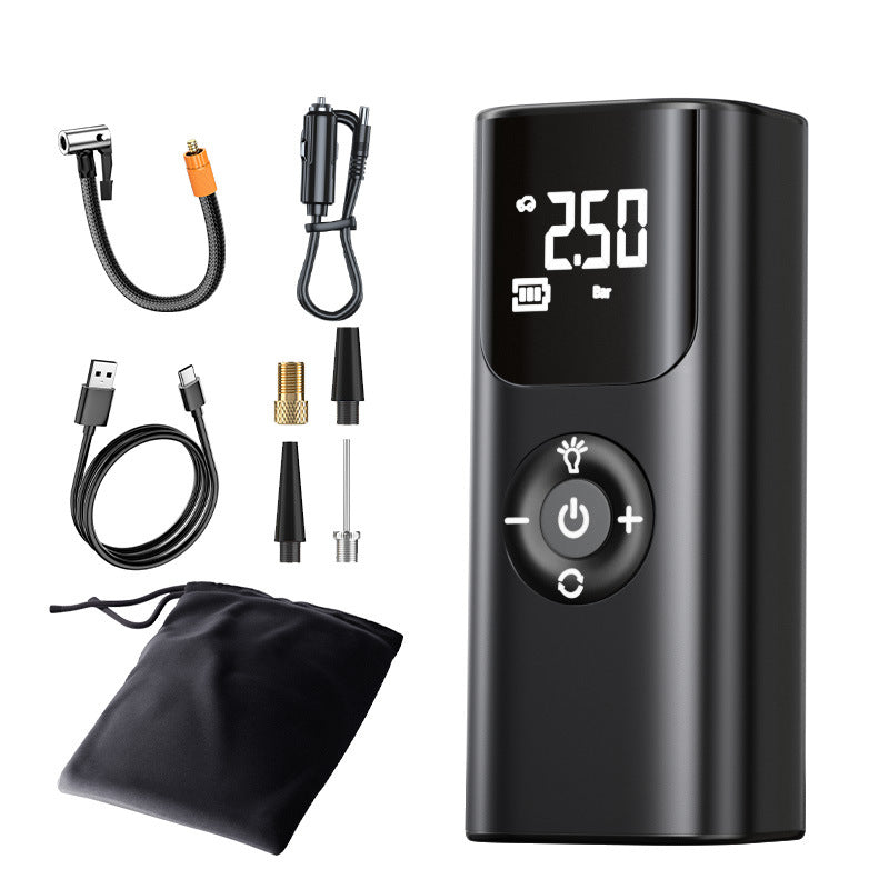 Portable Tire Inflator – 80W Wireless Air Pump