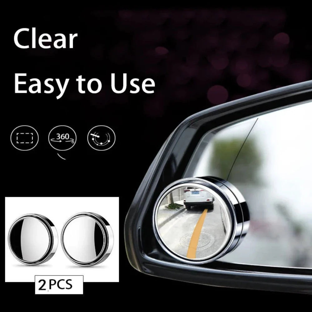 Adjustable Blind Spot Mirrors – 2-Piece Set