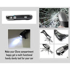 Digital Tire Gauge & Emergency Multi-Tool